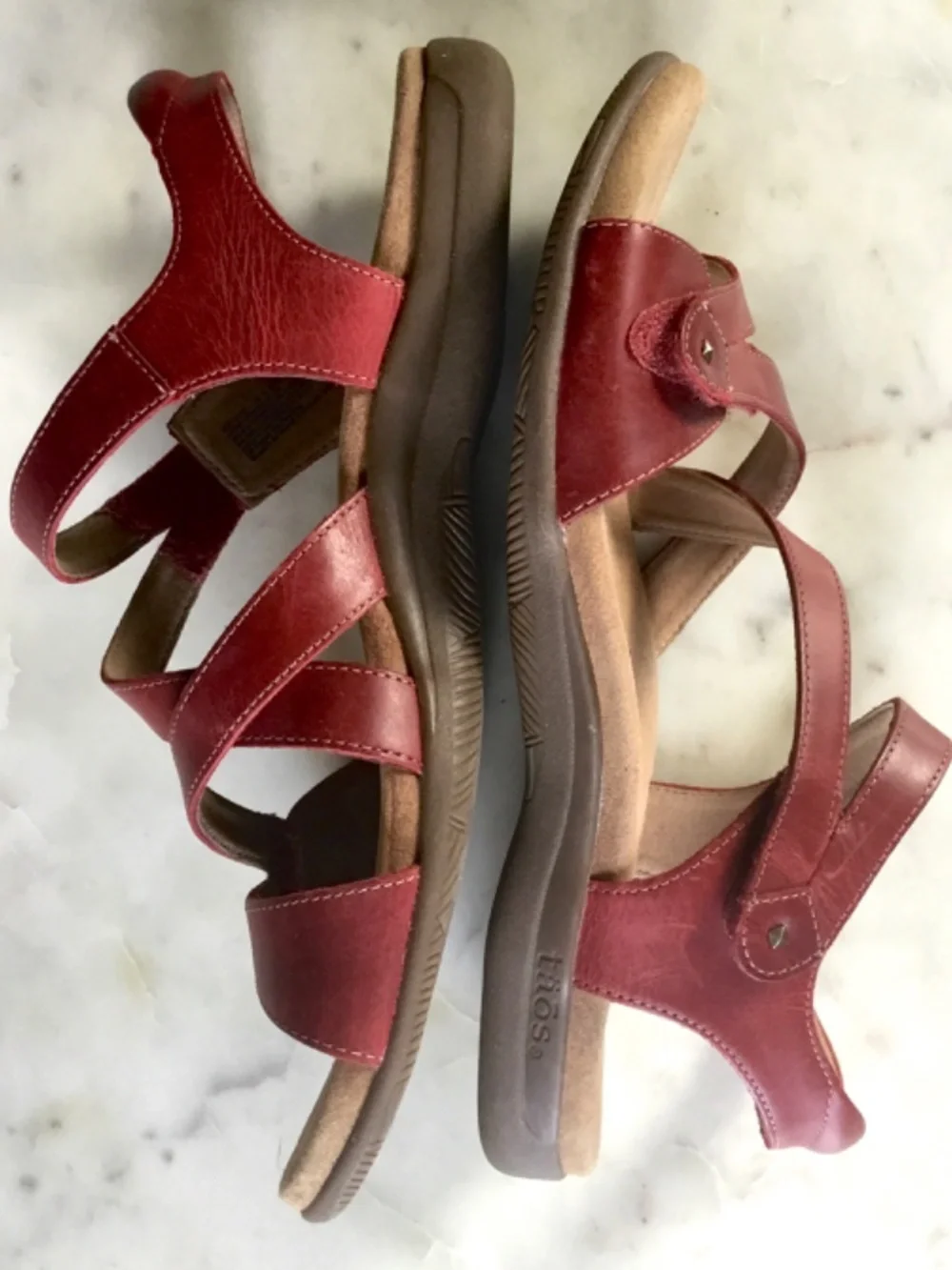 TAOS. - Big Time Sandal - RED - Size 9 - Picture 6 of 9